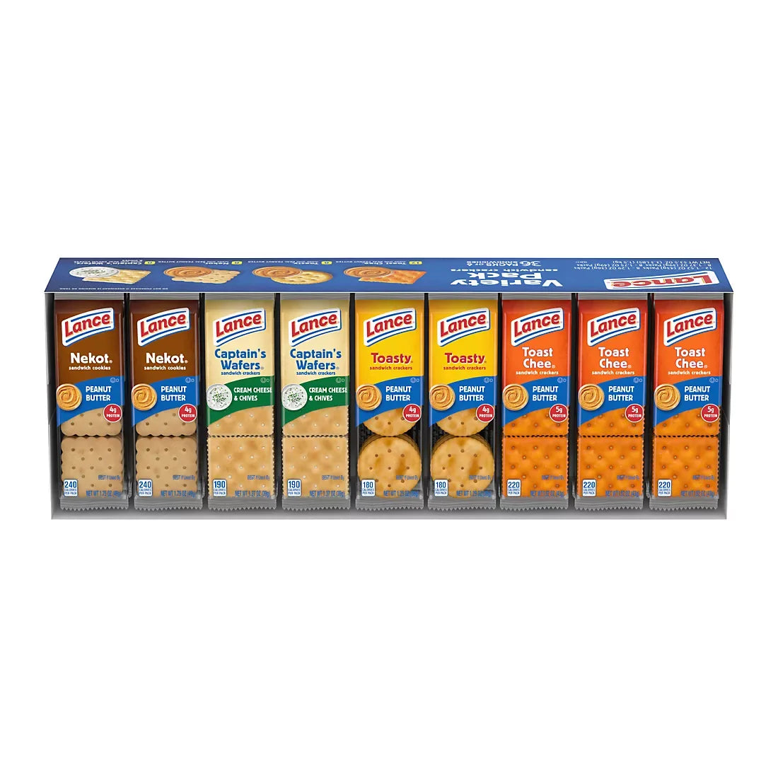 Lance Sandwich Crackers Variety Pack, 36 ct. - USA MEGA SHOP