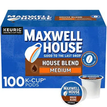 Maxwell House House Blend Medium K-Cup coffee pod box, 100-count