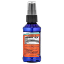 Silver Sol spray supplement bottle with rear Supplement Facts panel and dosage info