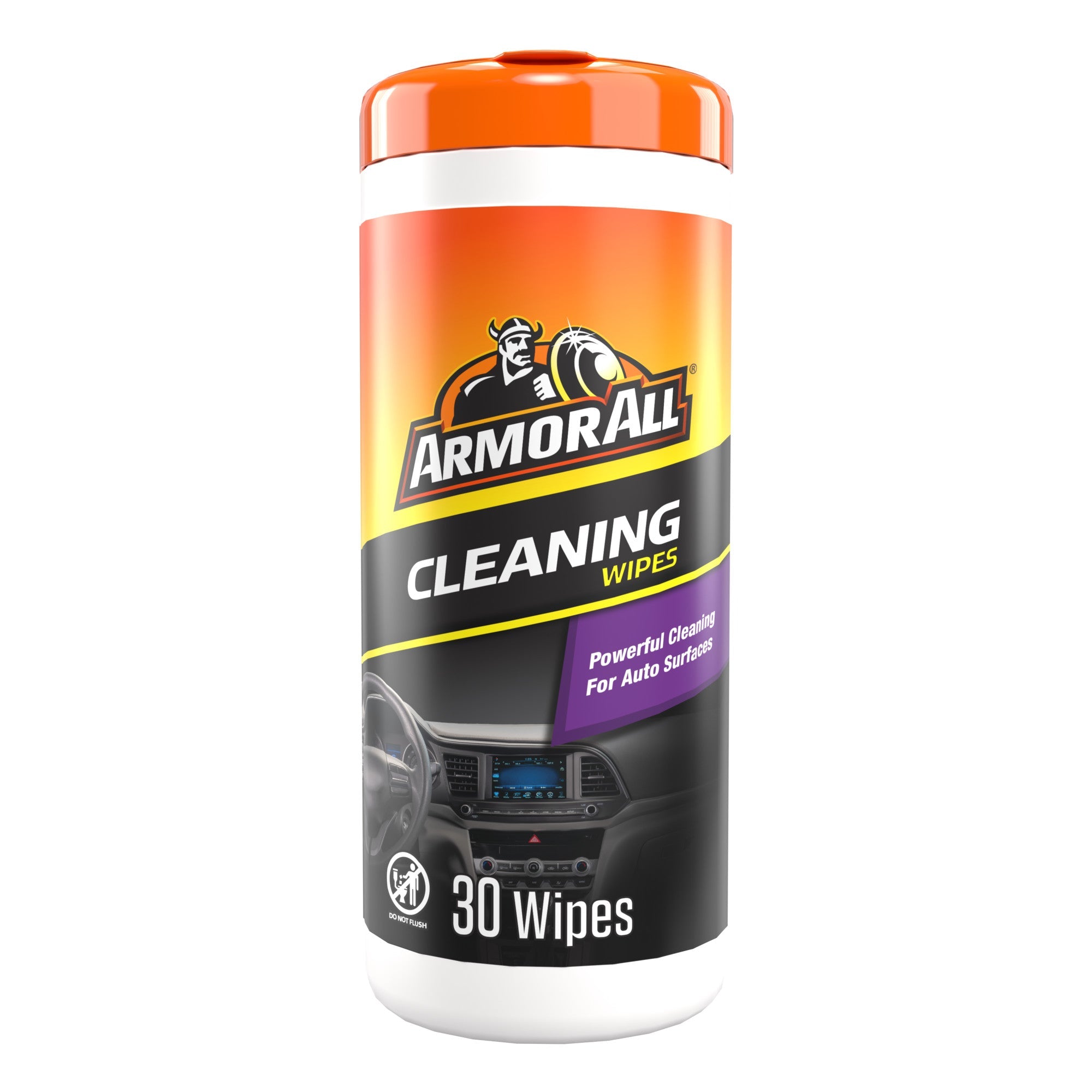 Armor All Interior Car Cleaning and Protectant Wipes Kit, 30 Count 2-Piece Bundle