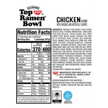 Nissin Foods USA Top Ramen Bowl Chicken, 12 pk./3.42 oz.