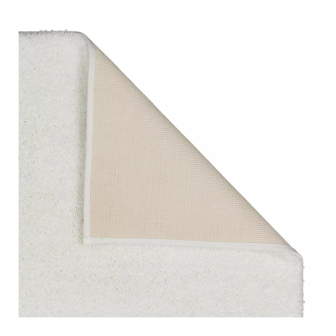 Berkley Jensen Plush Micro Polyester Bath Rug - White