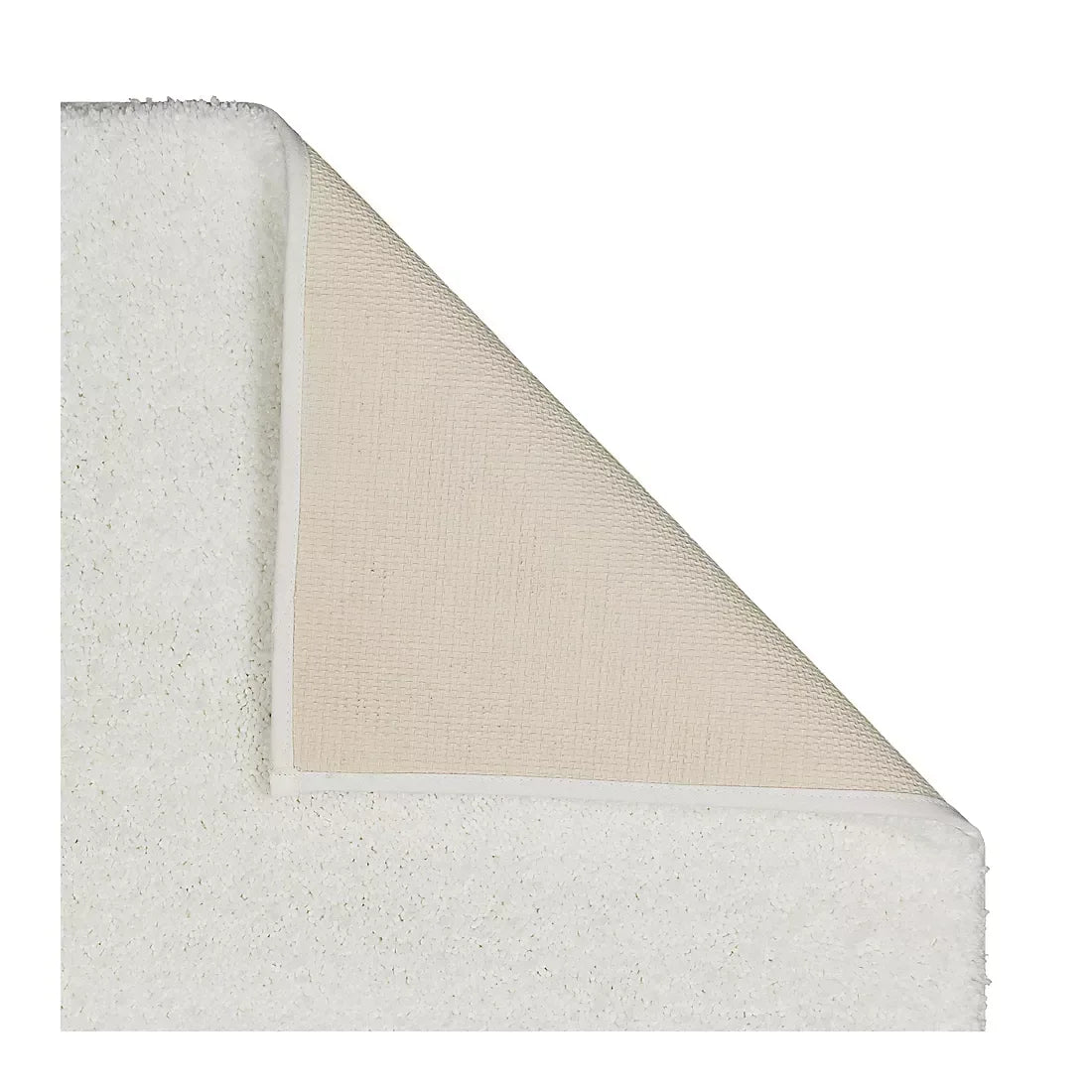 Berkley Jensen Plush Micro Polyester Bath Rug - White