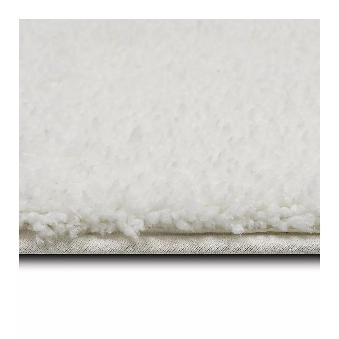 Berkley Jensen Plush Micro Polyester Bath Rug - White