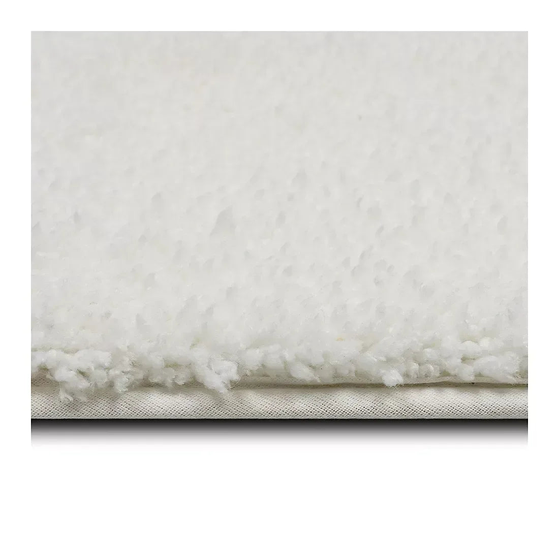 Berkley Jensen Plush Micro Polyester Bath Rug - White