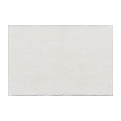 Berkley Jensen Plush Micro Polyester Bath Rug - White