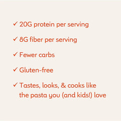 Banza Penne Pasta Four-Pack, Gluten Free, High Protein, and Lower Carb Chickpea Pasta, 2 lbs.