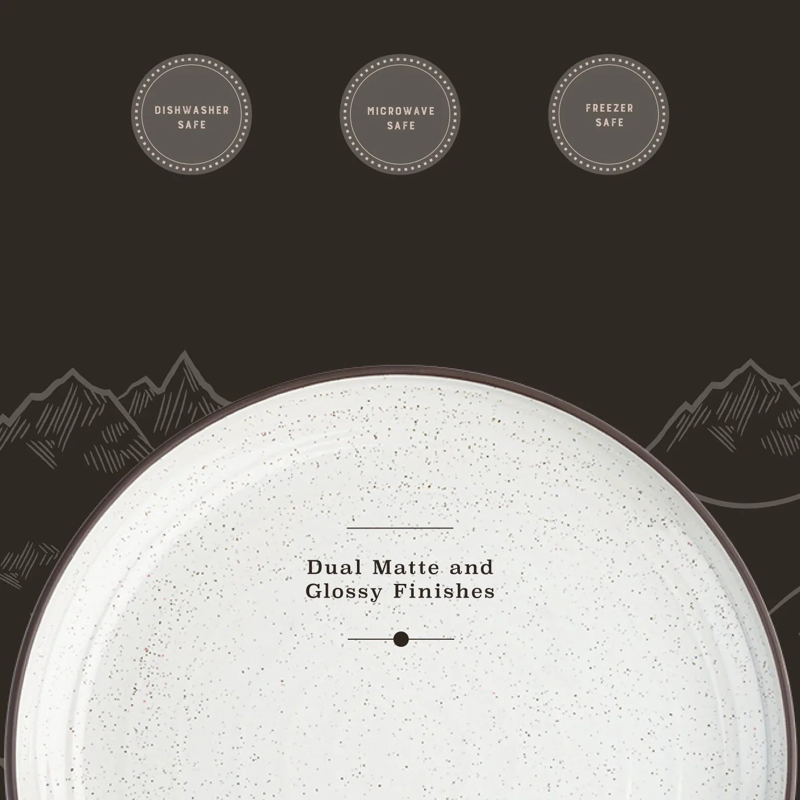 Yellowstone Beth 12-Piece Ceramic Dinnerware Set - USA MEGA SHOP
