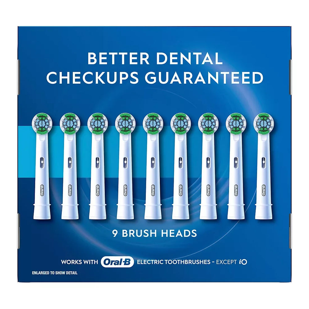Oral-B PrecisionCleanX X-Filament Replacement Brush Heads, 9 ct. - USA MEGA SHOP