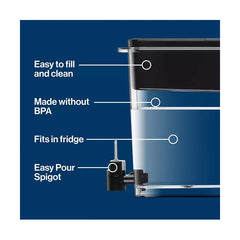 Brita UltraMax Elite Filtered Water Dispenser, 27-Cup - USA MEGA SHOP
