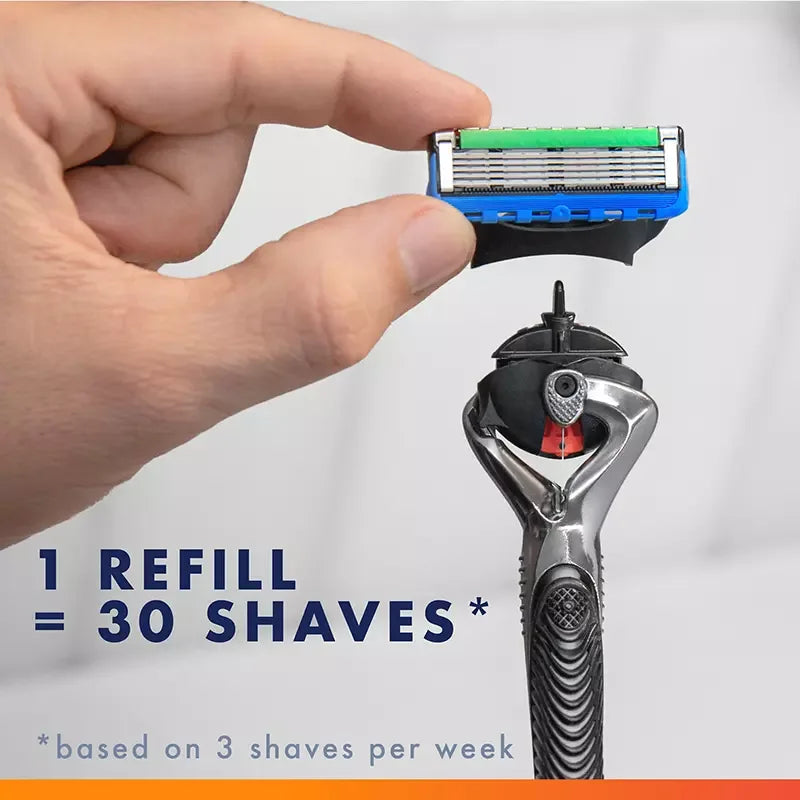 Gillette Fusion5 ProGlide Shaving Razor for Men, Razor Handle, 13 Razor Blade Refills - USA MEGA SHOP