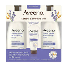 Aveeno body lotion multipack for stress relief, lavender scent; softens and smooths