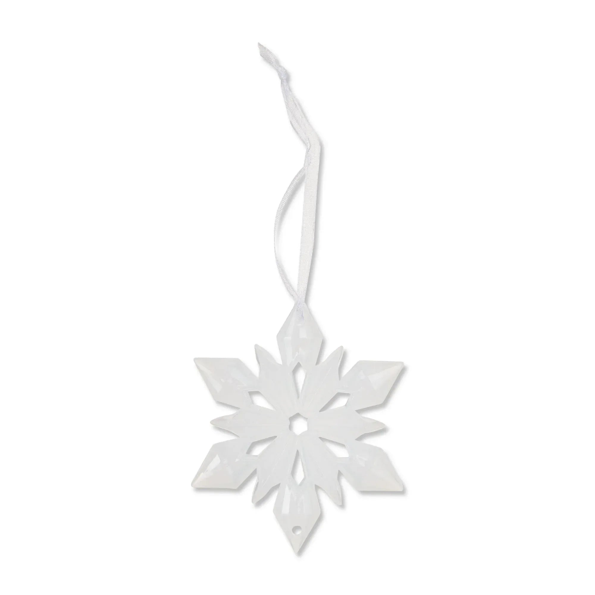 Red & White Snowflakes Mini Christmas Ornaments, 4 Count, by Holiday Time - USA MEGA SHOP