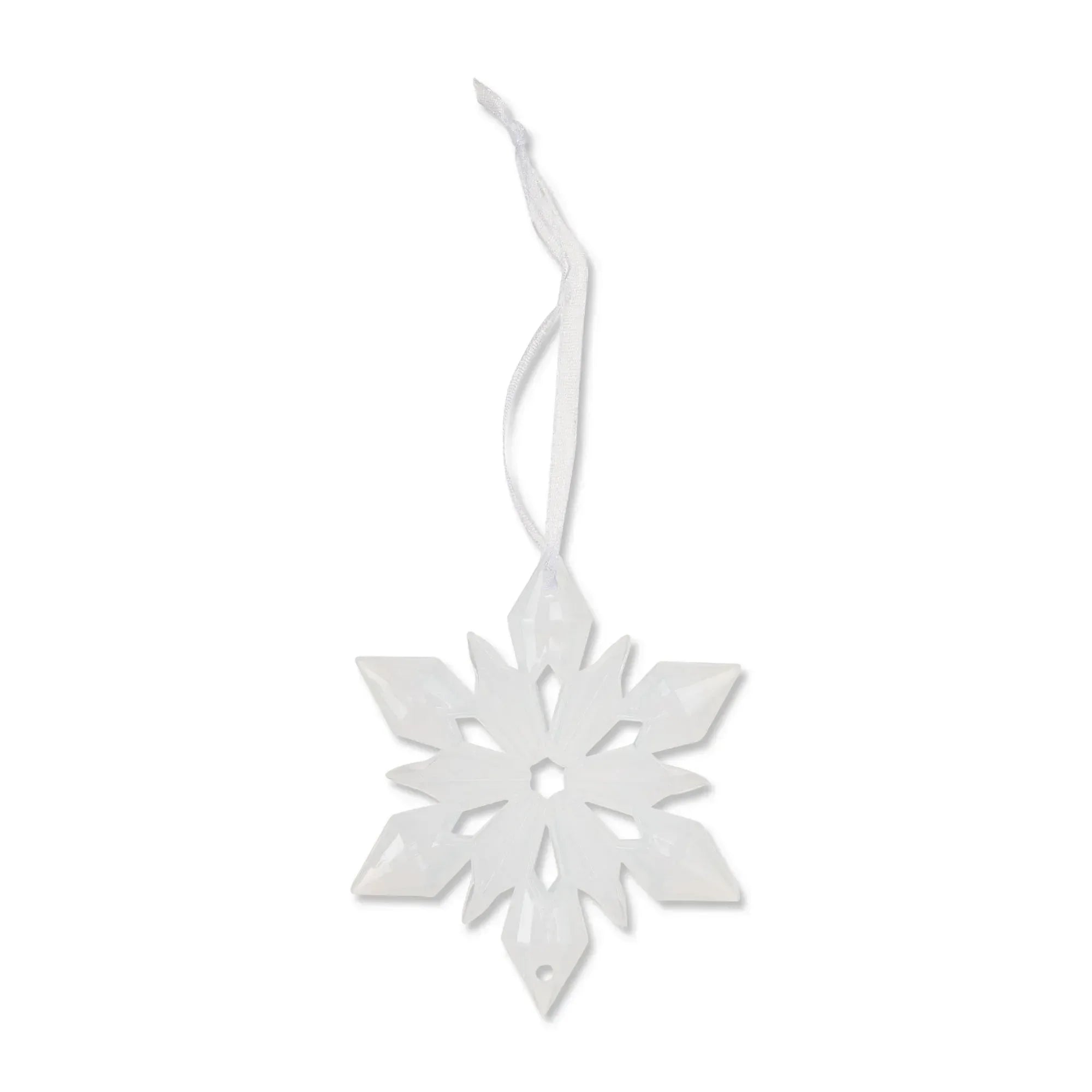 Red & White Snowflakes Mini Christmas Ornaments, 4 Count, by Holiday Time