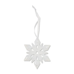Red & White Snowflakes Mini Christmas Ornaments, 4 Count, by Holiday Time