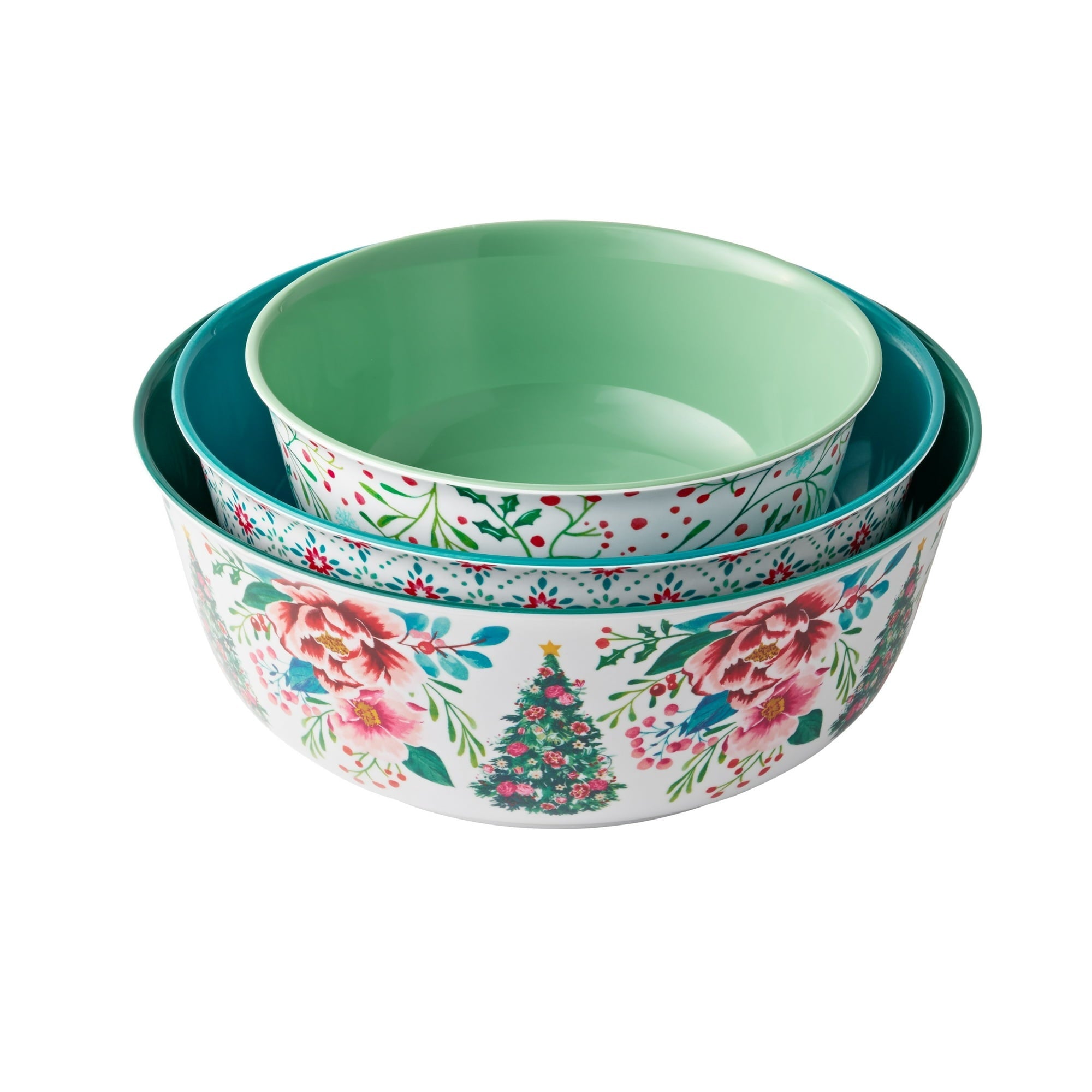The Pioneer Woman 6-Piece Merry Meadows Melamine Bowl Set