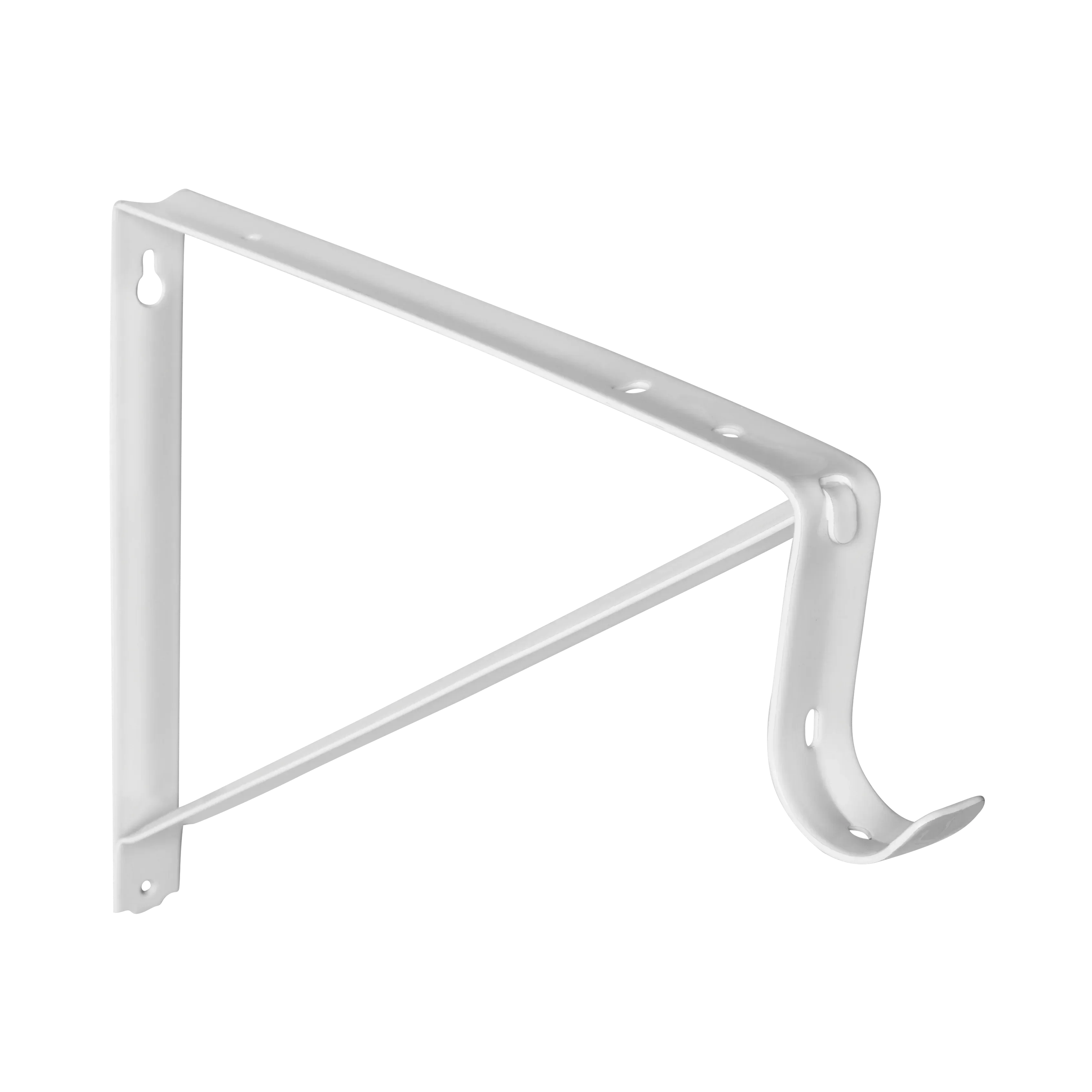 Hyper Tough 12 inch Closet Rod Bracket White