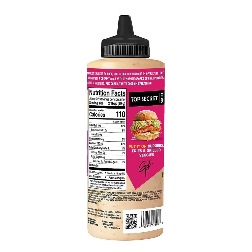 Guy Fieri's Flavortown Top Secret Sauce, 22.5 oz. - USA MEGA SHOP