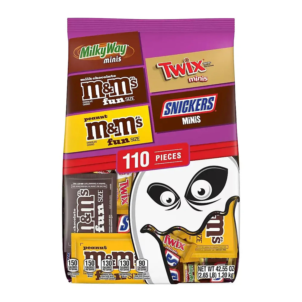 M&M's, Snickers & More Chocolate Halloween Candy Variety Bag, 110 ct. - USA MEGA SHOP