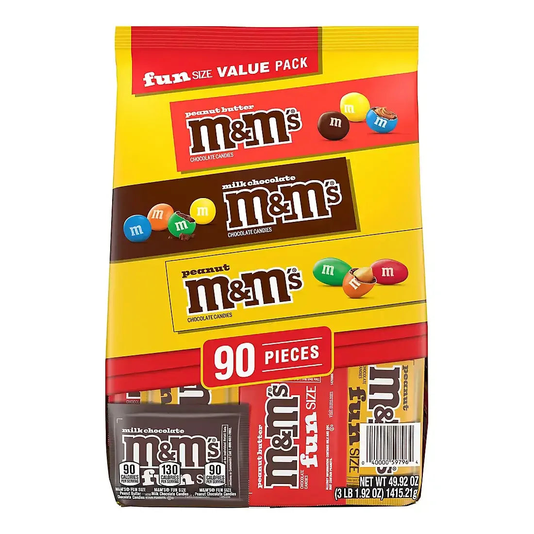 M&M's Fun Size Chocolate Halloween Candy Variety Pack, 90 ct. - USA MEGA SHOP
