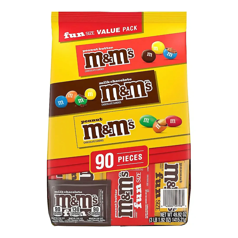 M&M's Fun Size Chocolate Halloween Candy Variety Pack, 90 ct. - USA MEGA SHOP