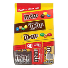 M&M's fun size candy variety pack, 90-count bag with mixed chocolate candies