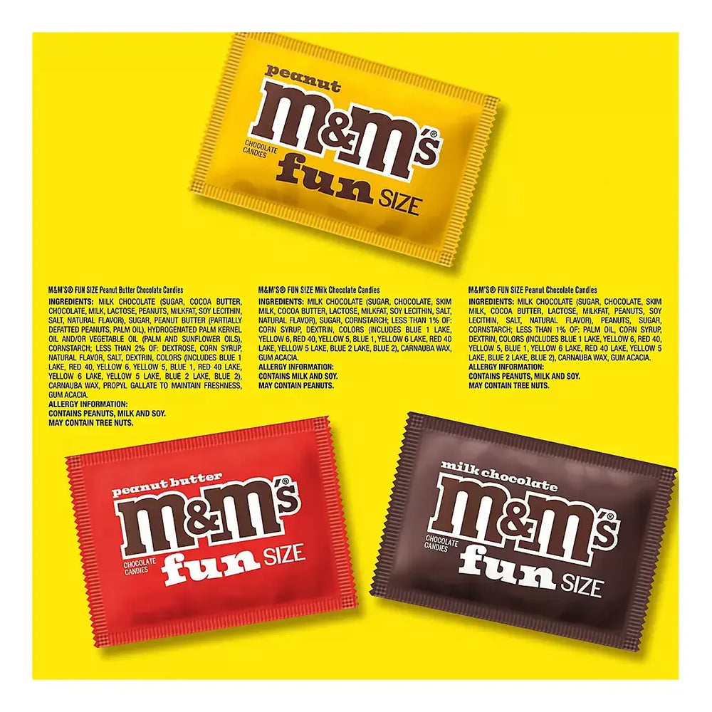 M&M's Fun Size Chocolate Halloween Candy Variety Pack, 90 ct. - USA MEGA SHOP