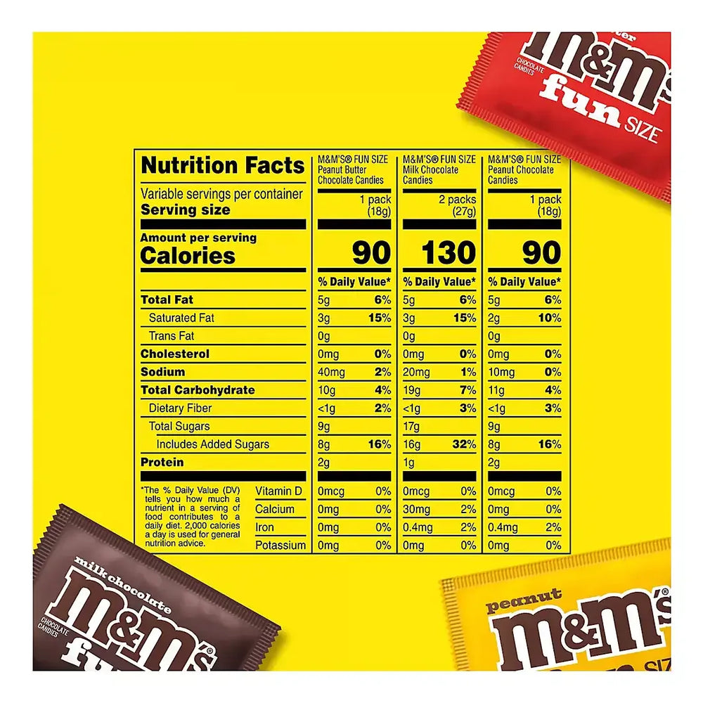 M&M's Fun Size Chocolate Halloween Candy Variety Pack, 90 ct. - USA MEGA SHOP