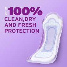 Long incontinence pad with absorbent core and adhesive strip detail