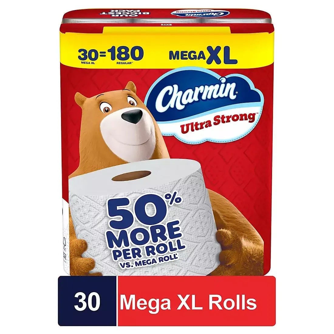 Charmin Ultra Strong Mega XL Toilet Paper, 30 pk./330 sheets per roll - USA MEGA SHOP