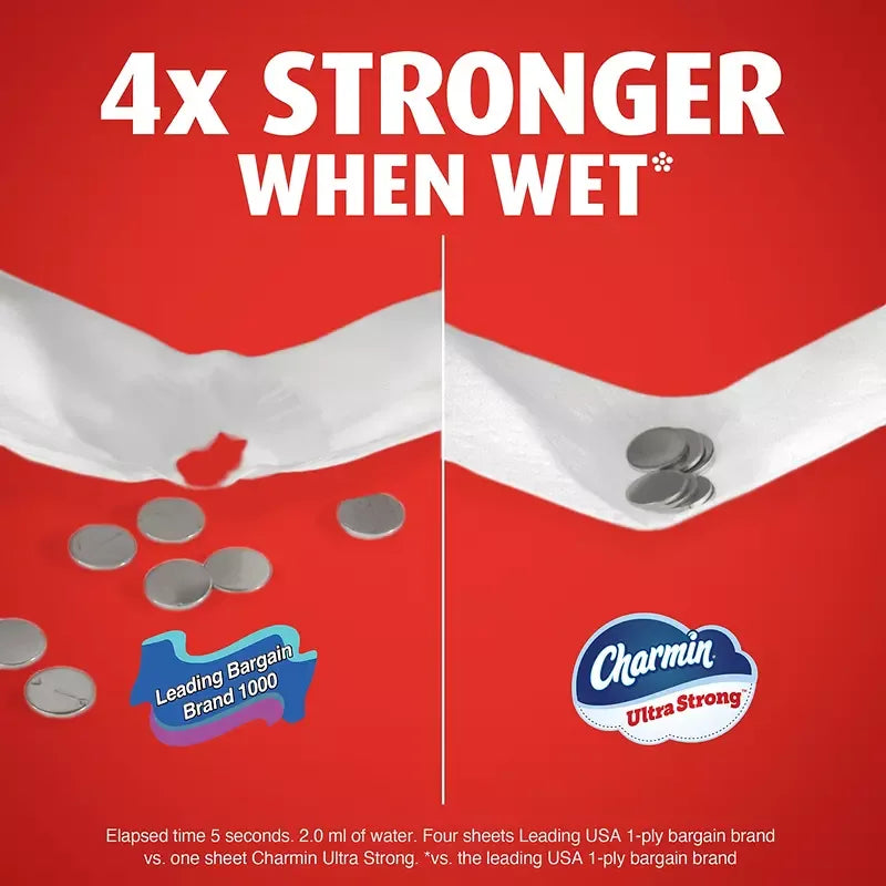 Charmin Ultra Strong Mega XL Toilet Paper, 30 pk./330 sheets per roll - USA MEGA SHOP