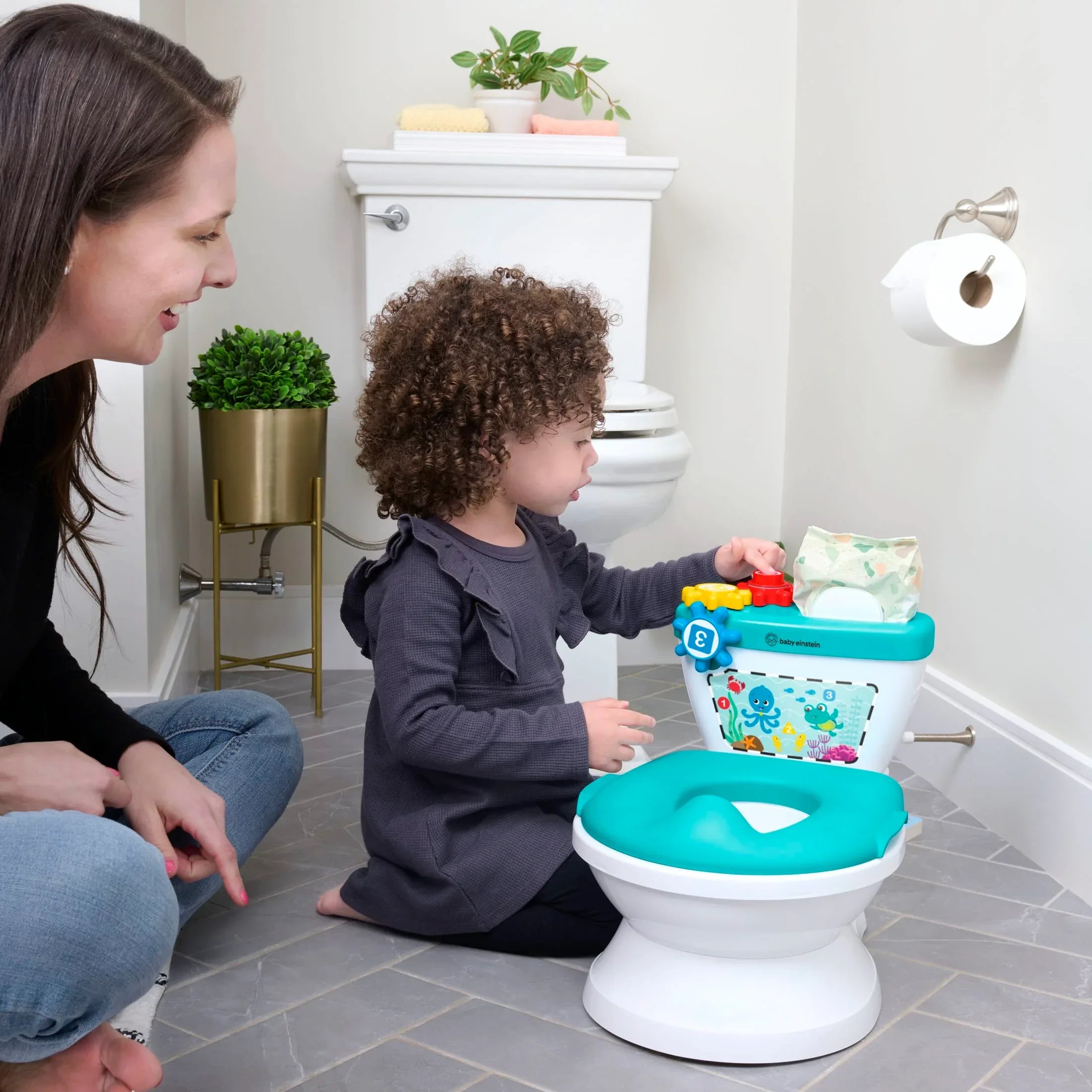 Baby Einstein Geared for Success 2-in-1 Potty Training System, Unisex, Ages 18 Months+ - USA MEGA SHOP