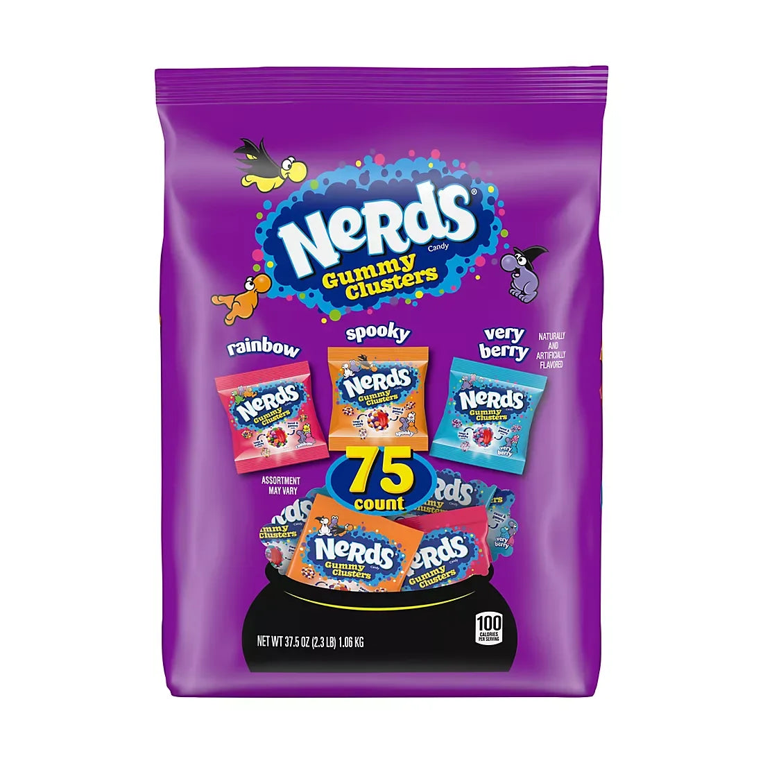 Halloween Nerds Gummy Clusters, 75 ct. - USA MEGA SHOP