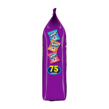 Purple Nerds gummy clusters candy bag, 75 count, tall side view