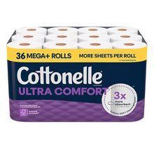 Cottonelle Ultra Comfort Mega+ toilet paper multipack with 36 rolls