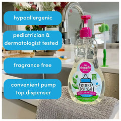 Dapple Bottle & Dish Soap Fragrance-Free Bundle, 2 pk. - USA MEGA SHOP
