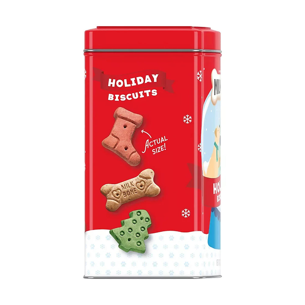 Milk-Bone Holiday Dog Treats, 24 oz. Collectible Tin - USA MEGA SHOP