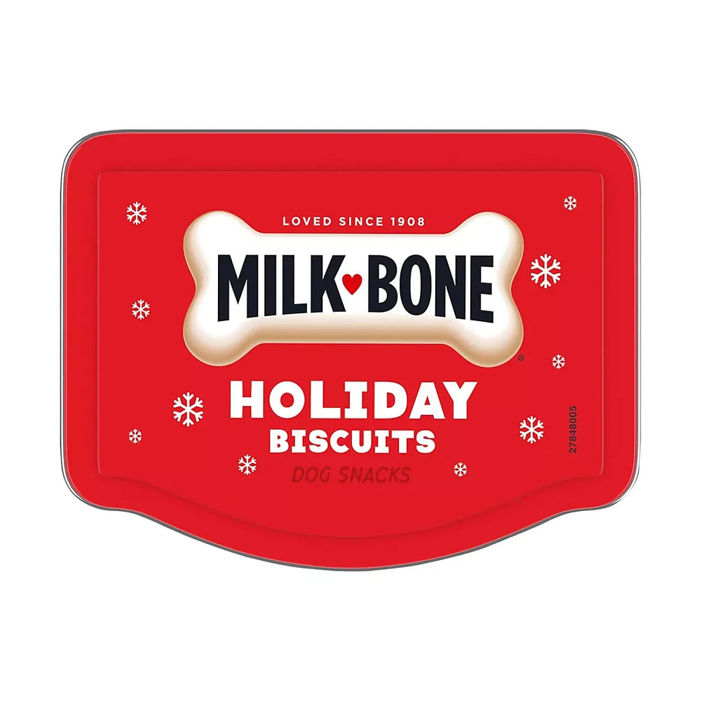 Milk-Bone Holiday Dog Treats, 24 oz. Collectible Tin - USA MEGA SHOP