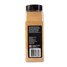 Wellsley Farms ground ginger spice shaker, brown bottle with ingredient panel on back