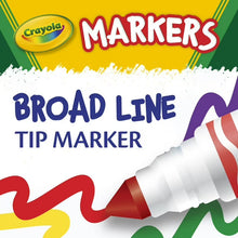 Crayola broad line tip marker with red chisel tip