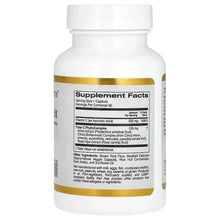 Vitamin C supplement bottle back label showing Supplement Facts and ingredient list