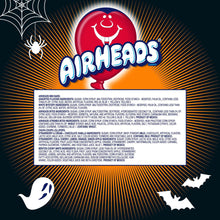 Airheads candy assortment ingredients and nutrition label