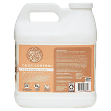 Special Kitty odor control clumping cat litter jug, 14 lb, back label
