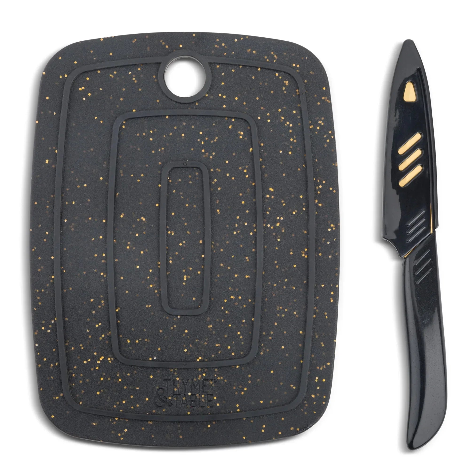 Thyme & Table Bar Board with Knife, 2-Piece Set