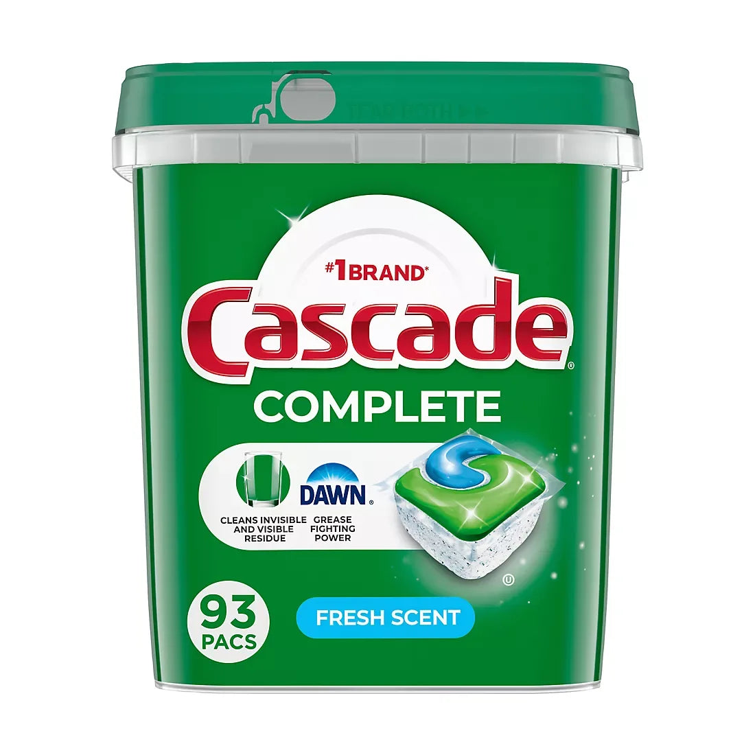 Cascade Complete Dishwasher Pods, Detergent & Soap - Fresh Scent, 93 ct. - USA MEGA SHOP