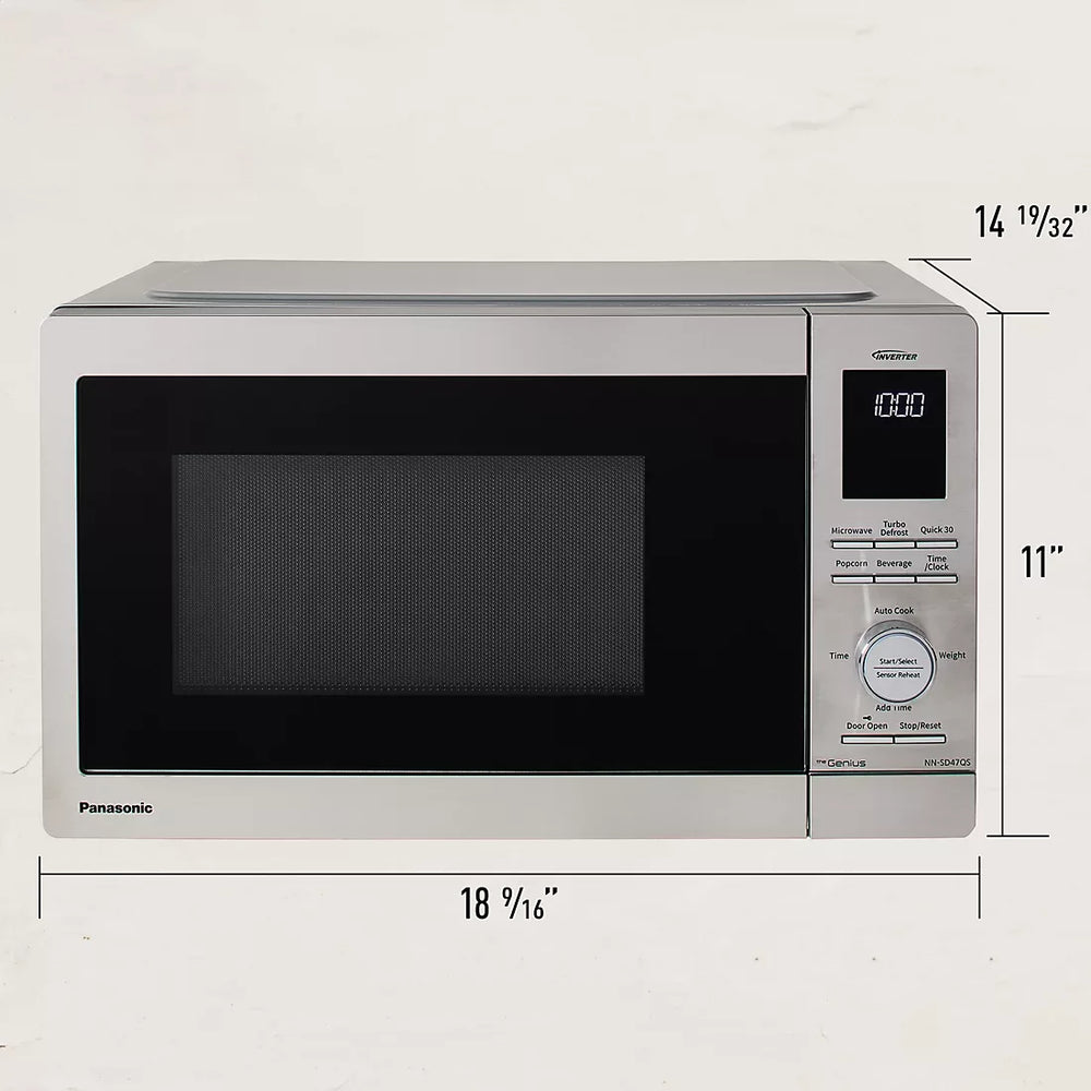 Panasonic 1.3-Cu.-Ft. Microwave Oven - Stainless Steel - USA MEGA SHOP