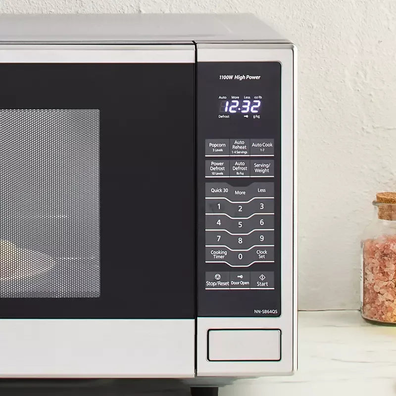 Panasonic 1.3-Cu.-Ft. Microwave Oven - Stainless Steel - USA MEGA SHOP