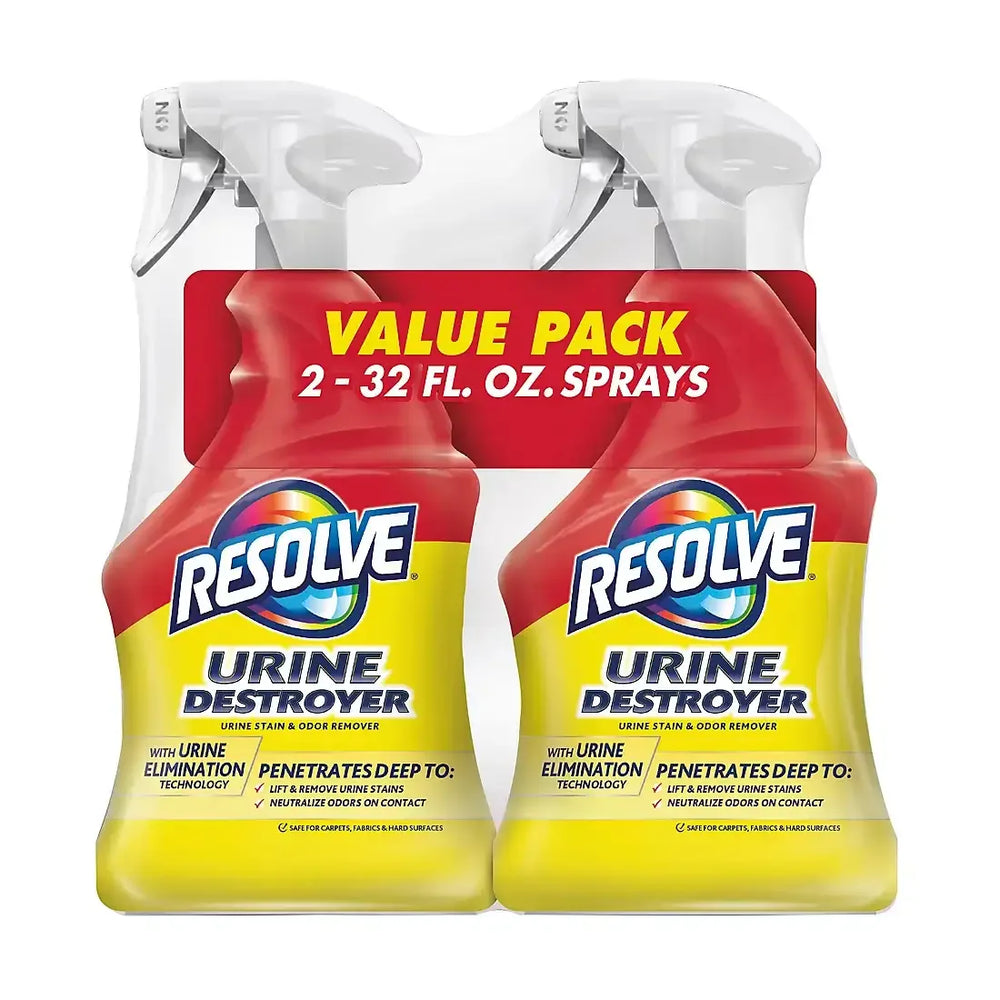Resolve Urine Destroyer, 2 pk./32 oz. - USA MEGA SHOP