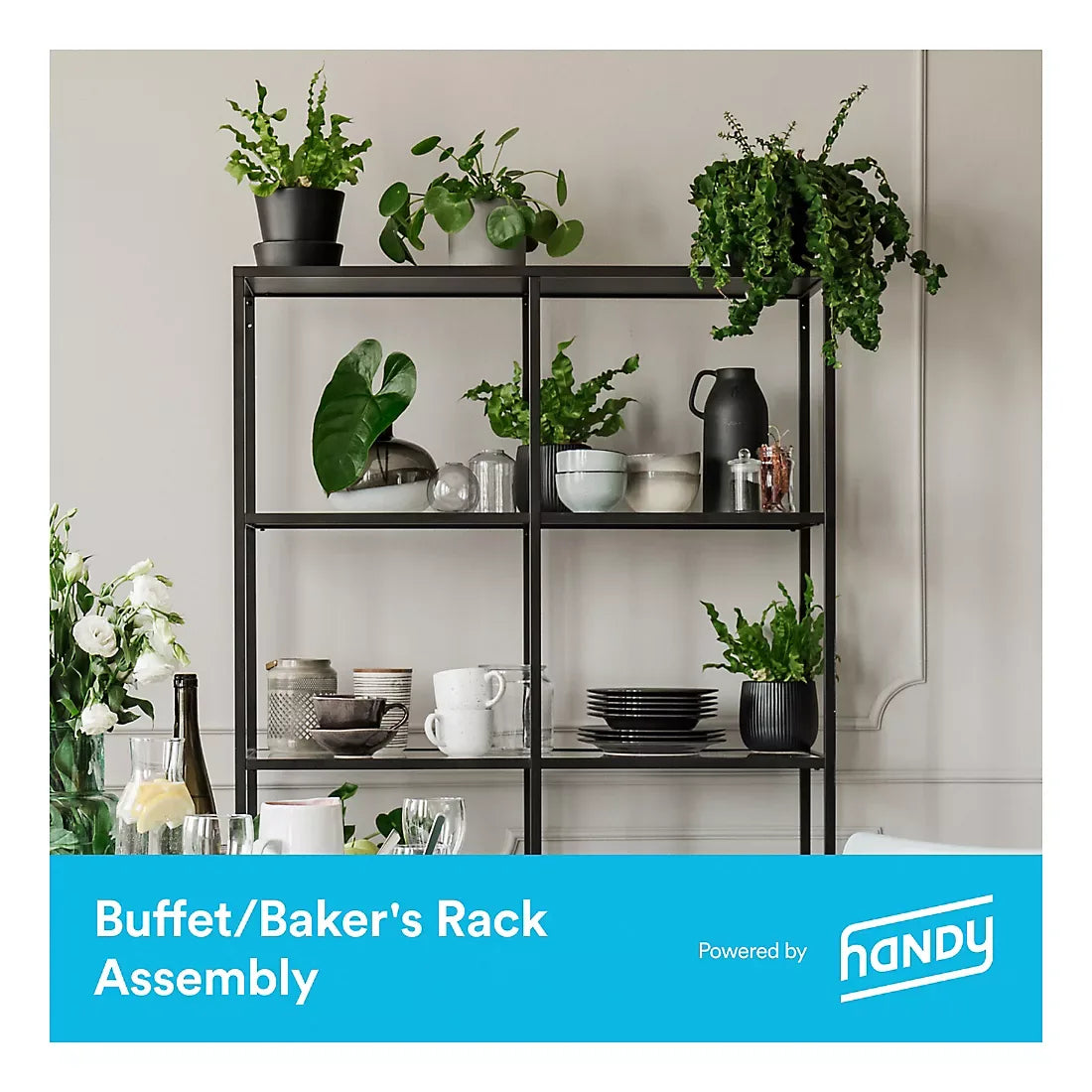 Handy Buffet or Baker's Rack Assembly - USA MEGA SHOP