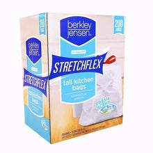 13-gallon StretchFlex tall kitchen bags, 200 count, with drawstring handles
